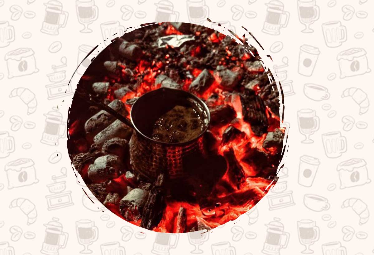 مراحل سرو قهوه ترک