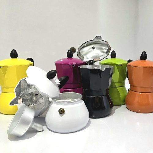 موکاپات اسپرسو ساز رنگی ته گرد سه کاپ - تصویر 8