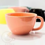 فنجان لته خوری رنگی