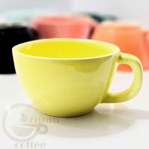 فنجان لته خوری رنگی