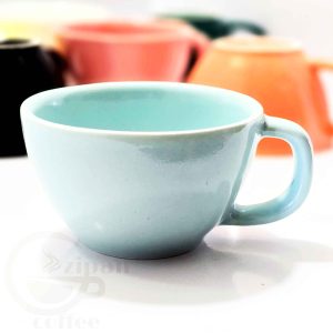 فنجان لته خوری رنگی
