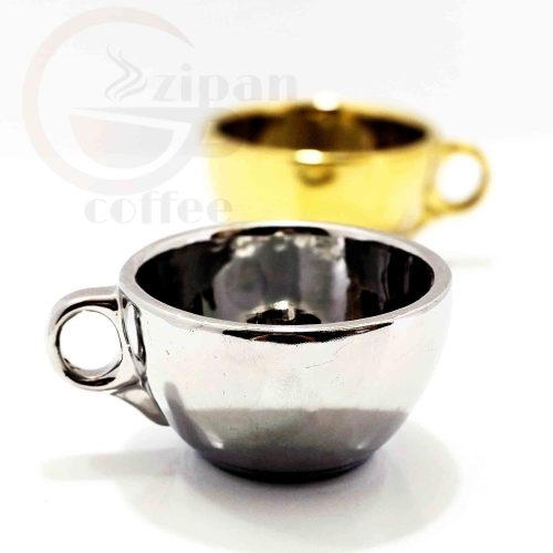 فنجان لته خوری آبکاری‌شده - تصویر 3