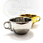 فنجان لته خوری آبکاری‌شده