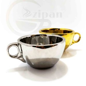 فنجان لته خوری آبکاری‌شده
