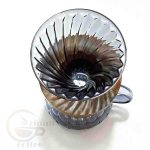 ست قهوه ساز V60 ( دریپر همراه سرور شیشه ای )