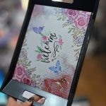 سینی لاکی طرح دار (2 سایز)