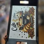 سینی لاکی طرح دار (2 سایز)