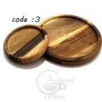 سینی چوبی سرو قهوه ، چوب طبیعی C20