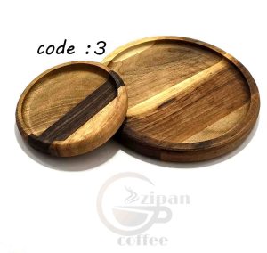 سینی چوبی سرو قهوه ، چوب طبیعی C20
