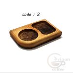 سینی چوبی سرو قهوه ، چوب طبیعی C12