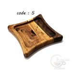 سینی چوبی سرو قهوه ، چوب طبیعی C12
