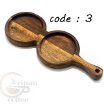 سینی سرو قهوه چوبی، چوب طبیعی C25