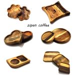 سینی چوبی سرو قهوه ، چوب طبیعی C12