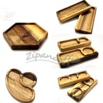 سینی چوبی قهوه ، چوب طبیعی C15