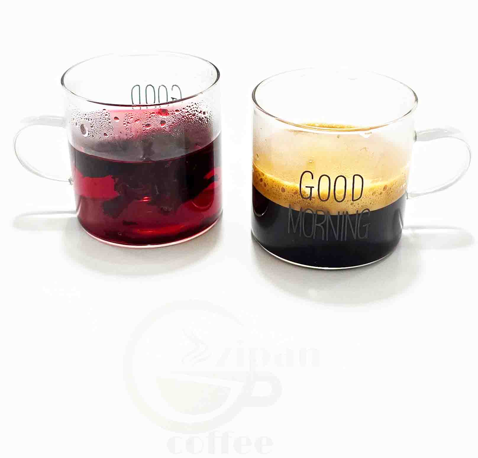 فنجان شیشه ای GOOD MORNING