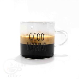 فنجان شیشه ای GOOD MORNING