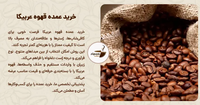 خرید عمده قهوه عربیکا اصل