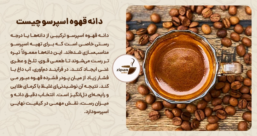 دانه قهوه اسپرسو چیست و چه ویژگی هایی دارد؟