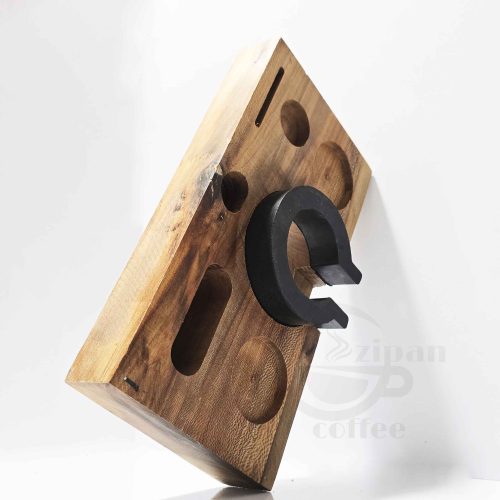 استند لوازم قهوه چوبی سایز 51 – نظم‌دهنده حرفه‌ای میز باریستا – تصویر ۵