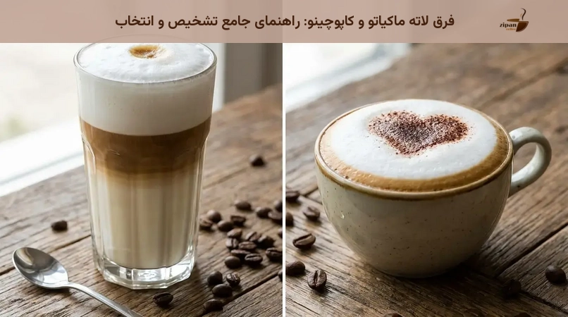 فرق لاته ماکیاتو و کاپوچینو: راهنمای جامع تشخیص و انتخاب