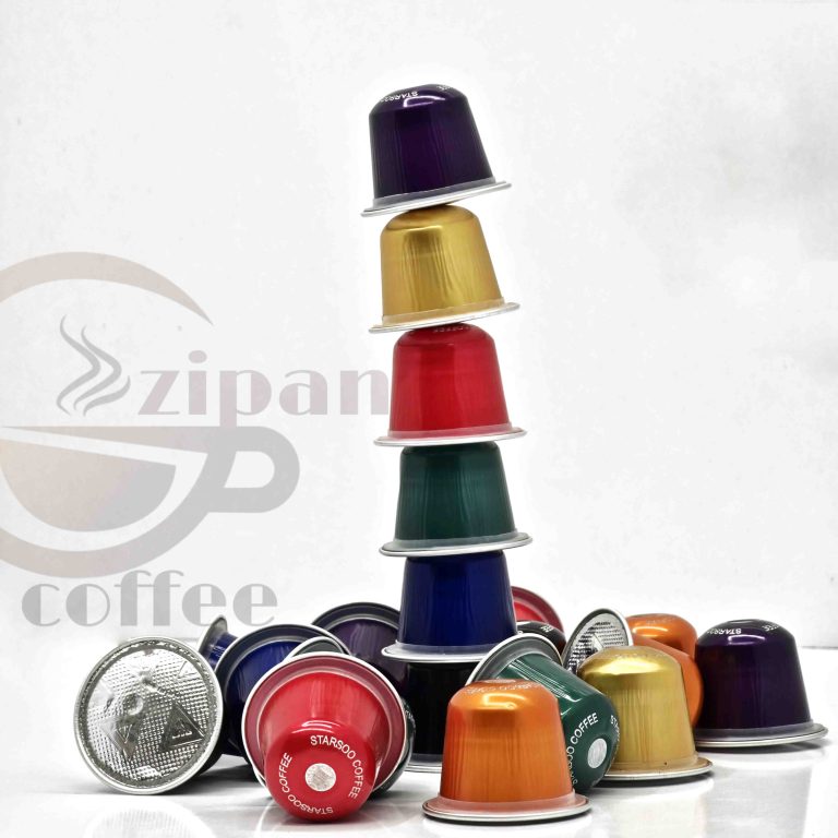 کپسول قهوه میکس 20عددی همراه با بانکه مخصوص / کپسول نسپرسو