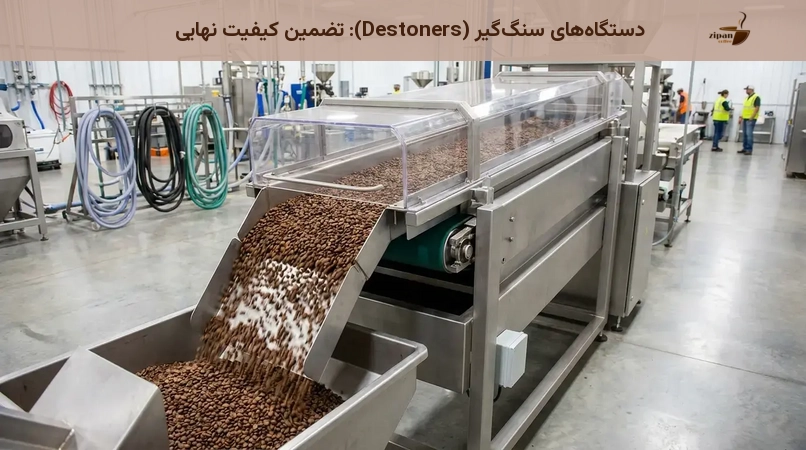 دستگاههای سنگگیر (Destoners): تضمین کیفیت نهایی