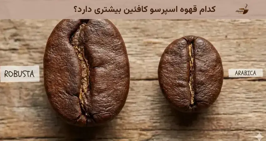 کدام قهوه اسپرسو کافئین بیشتری دارد؟